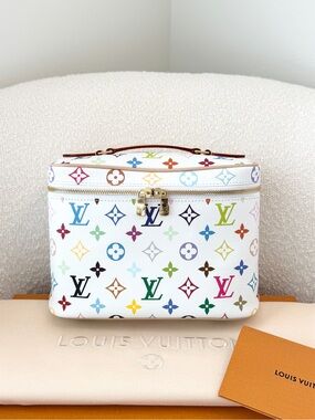 ✨NEW✨Louis Vuitton 2026 Monogram Multicolor “LV x TM Nice BB” Vanity Case